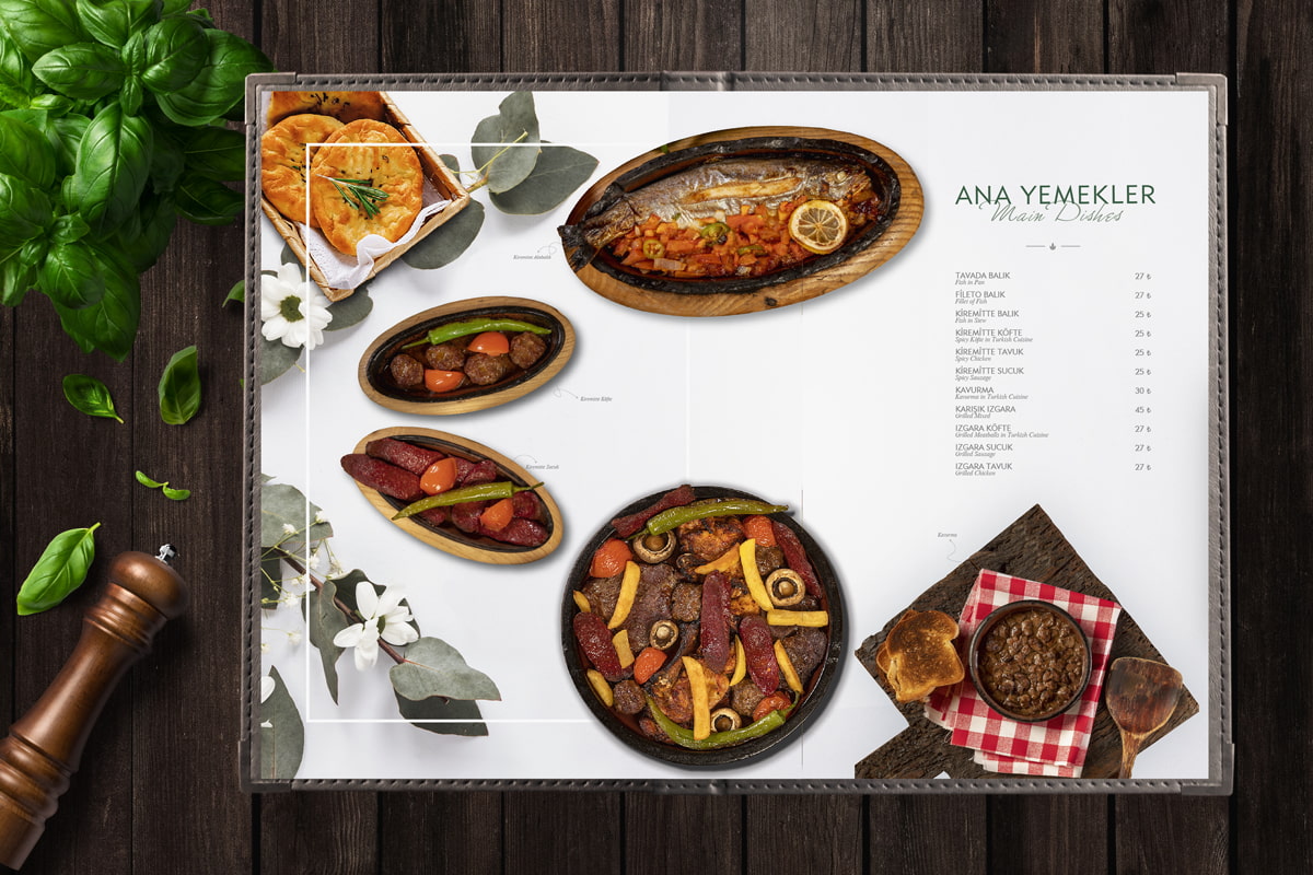 Yayla Alabalık Menu