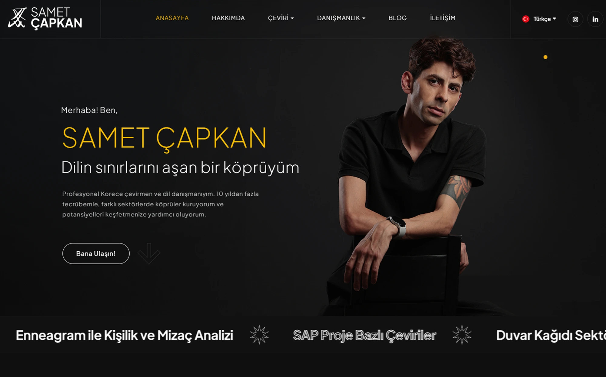 Samet Çapkan, Korece Tercüme